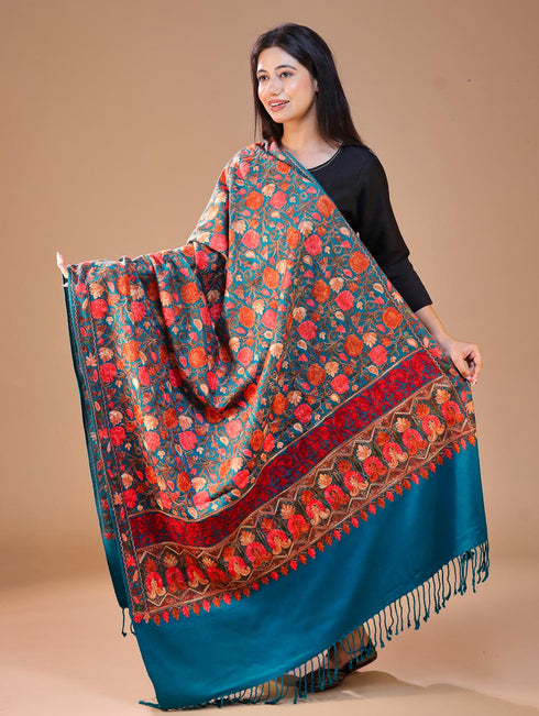 Women's Aari Wool Shawl